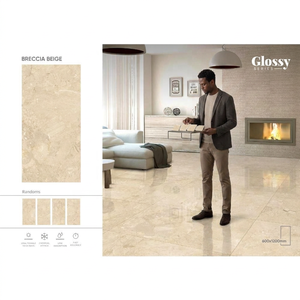 Arctic Crystal Export Grade Glossy Polished Porcelain Tiles 600x1200mm for Luxury Floor Interiors - Product Image 1