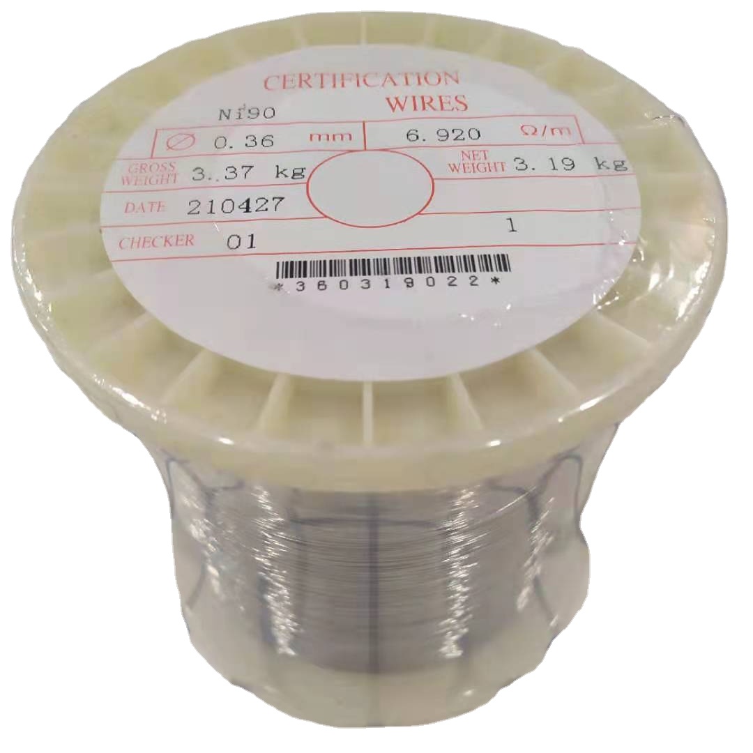 Ni90 проволоки нихром 90 10 сопротивление нагревательного провода N90