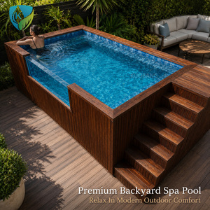 <span class=keywords><strong>Piscine</strong></span> hors sol en fibre de verre pour hôtel, complexe hôtelier, jardin, villa, projet commercial extérieur - Product Image 4