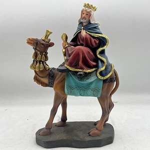 Venta al por mayor de resina artesanías cristianas estatuilla de caballo estatuas de Santo decoración de escritorio religioso recuerdos católicos regalos cristianos <span class=keywords><strong>artículos</strong></span> - Product Image 4