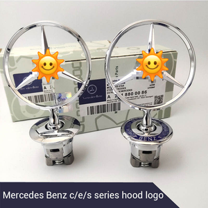 Emblème de <span class=keywords><strong>capot</strong></span> avant 3D en forme d'étoile pour <span class=keywords><strong>Mercedes</strong></span>-Benz W124 W210 Classe E W202 W203 Classe C W204 Classe C W220 Classe S - Product Image 4