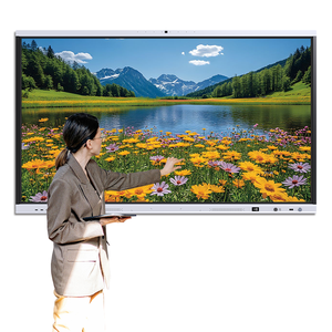 Tableau blanc numérique intelligent 65/75/86 pouces avec caméra, déverrouillage NFC, Android RK3588, IA, IFPD, pour l'enseignement scolaire - Product Image 1