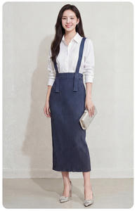 กระโปรงพลีทสไตล์เกาหลีแบบลำลอง  รักษ์โลก ระบายอากาศได้ดี ความยาวปานกลาง เอวธรรมชาติ สีดำ  แบบมีสายรัด  สำหรับผู้หญิง  เสื้อผ้าขายส่ง - Product Image 6