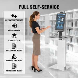 Quiosco de Circulación Autoservicio para Bibliotecas Inteligentes, para un Rápido Control de Entrada <span class=keywords><strong>y</strong></span> Salida de Libros, con Compatibilidad SIP2 NCIP - Product Image 2