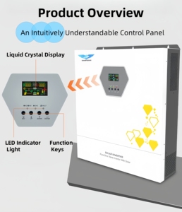 Système d'énergie solaire complet hors réseau 11 kW avec batterie 15 kWh, double MPPT, pour usage domestique, 10 panneaux solaires 550 W, montage sur toit - Product Image 2