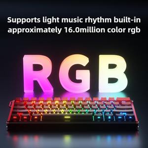 Ajazz Alux60 Clavier à interrupteur magnétique en aluminium évidé Filaire 60% Layout 0.01RT 8K Polling Rate RGB Hot-swap Clavier de jeu - Product Image 6