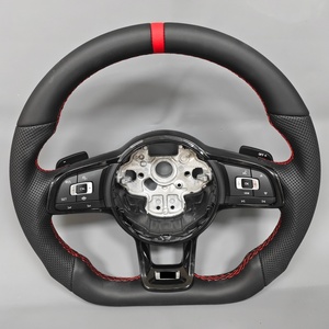 Volante Personalizado de Fábrica para VW <span class=keywords><strong>Golf</strong></span> MK7 <span class=keywords><strong>7.5</strong></span> GTI GTD <span class=keywords><strong>GTE</strong></span> R Polo GTI CC Tiguan Passat Touareg - Product Image 4
