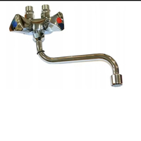 Robinet mélangeur moderne en laiton de haute qualité avec finition chromée pour chauffe-eau de salle de bain, installation facile