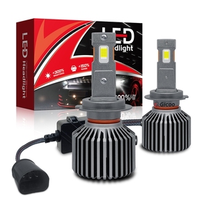 หลอดไฟหน้ารถยนต์ GICOO X10 9-80V LED รุ่น H1 H3 H4 H7 H11 9005 9006 H12 9004 9007 หลอดไฟรถยนต์สำหรับโคมไฟ 120w Canbus LED - Product Image 3