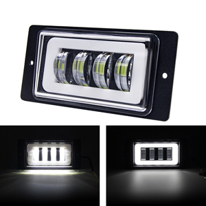 Accesorios de coche para Auto LED faros Angel Eyes LADA LED Luz DE TRABAJO Dual Color led proyector faros <span class=keywords><strong>antiniebla</strong></span> Para Lada - Product Image 2