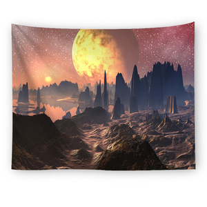 <span class=keywords><strong>Tapiz</strong></span> de pared de planetas espacio exterior galaxia universo tapices <span class=keywords><strong>Mural</strong></span> colgante de pared para dormitorio sala de estar dormitorio decoración del hogar - Product Image 4