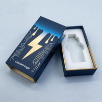 Boîte d'emballage tiroir sur mesure, vente chaude usine, en carton pré-imprimé avec logo, vide, pour cartouches de 1 ml, boîtes à rouleaux