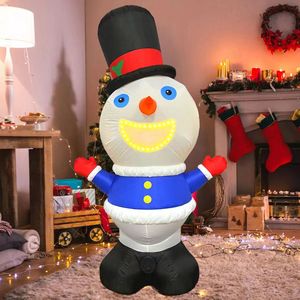 Décorations <span class=keywords><strong>de</strong></span> <span class=keywords><strong>Noël</strong></span> gonflables lumineuses à LED pour la cour, la pelouse, la maison, avec des chansons <span class=keywords><strong>de</strong></span> <span class=keywords><strong>Noël</strong></span>, du Père <span class=keywords><strong>Noël</strong></span> et un <span class=keywords><strong>bonhomme</strong></span> <span class=keywords><strong>de</strong></span> <span class=keywords><strong>neige</strong></span> - Product Image 4