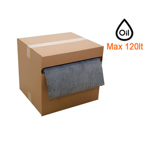 Carvel 41x4600cm rollo absorbente transitable para líquidos industriales en dispensador, 120lt - Product Image 3