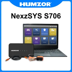 Полная система диагностических инструментов Humzor NS706 2,4G WiFi OBD2 сканер для Windows