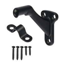 Support de main courante robuste pour escalier, fixation murale, quincaillerie d'escalier avec vis de montage