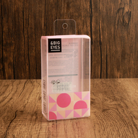 Klar Großhandel Benutzerdefinierte kleine Schönheit Folding Klar PVC PET Kunststoff Transparent Verpackung Boxen für Kosmetik produkt