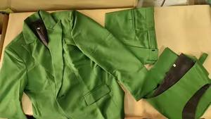 بدلة رجالية كبيرة بدلة حفلة موسيقية تناسب الجسم 3 قطع بدلات زفاف للعريس للرجال سترة مخصصة 3 قطع (سترة + صدرية + بنطال) - Product Image 6