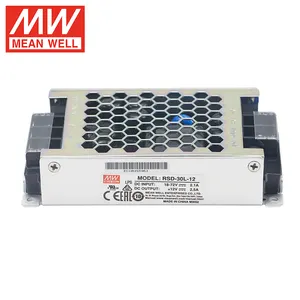 평균 잘 RSD-30L-12 30W 12V Ac to Dc 변환기 컴팩트 크기 컴퓨터 무선 네트워크 전원 공급 장치