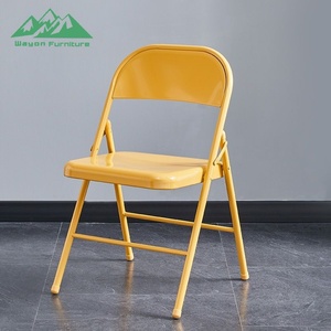 <span class=keywords><strong>Sedia</strong></span> da <span class=keywords><strong>Giardino</strong></span> Pieghevole Wayon in Metallo Nero con <span class=keywords><strong>Cuscino</strong></span> Grigio, Arredo Esterno Portatile per Patio, Prato e Bordo Piscina - Product Image 5