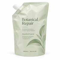 Pochette souple personnalisée avec bec verseur et poignée pour produits chimiques liquides quotidiens, emballage anti-fuite pour nettoyant de sol, sac souple à bec verseur
