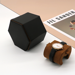 Coffret Montre en Similicuir PU Noir de Luxe pour Hommes et Femmes, avec Logo Personnalisé - Product Image 2