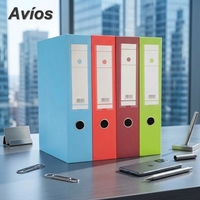 Boîte de classement A4 écologique personnalisée en PP pour documents scolaires, organiseur de bureau, porte-documents