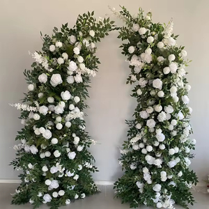 HI-HFA001 Wholesale Silk Flowers <b>Arch</b> Terracotta Custom Arrangement White Artificial <b>Roses</b> <b>for</b> Weddings Events Parties - Product Image 4