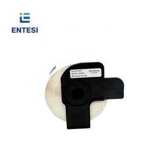 Tương thích Nhãn Băng dk1201 dk11201 <span class=keywords><strong>DK</strong></span> 11201 màu đen trên trắng tự dính nhiệt nhãn giấy cuộn cho anh em máy in - Product Image 2