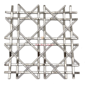 Grillage décoratif en fil métallique pour portes d'armoires, meubles, écrans décoratifs, cloisons, tissu métallique en acier inoxydable, rideaux et plafonds - Product Image 1