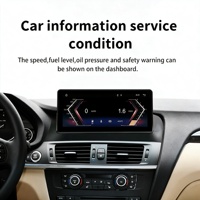 Radio para Auto con Android 14 para BMW X3 F25 X4 F26 NBT/CIC, 8+128GB, 10.25 Pulgadas, CarPlay Inalámbrico, Android Auto, DSP, Antideslumbrante, 4G, para el Tablero
