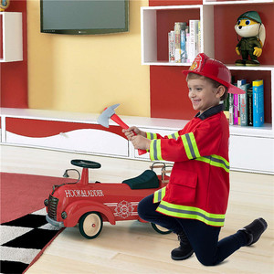 Ensemble complet <span class=keywords><strong>de</strong></span> jouets <span class=keywords><strong>de</strong></span> <span class=keywords><strong>pompier</strong></span> avec sac à dos et <span class=keywords><strong>casque</strong></span> <span class=keywords><strong>de</strong></span> <span class=keywords><strong>pompier</strong></span>, <span class=keywords><strong>jouet</strong></span> en plastique rouge pour l'école - Product Image 4