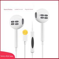 Earphone Berkabel XsmartGo untuk Desain In-ear Konektor 3.5mm Bulat Bahan TPE Pas di Telinga