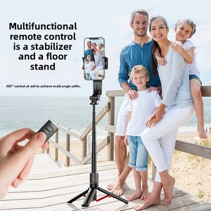 Trépied perche à <span class=keywords><strong>selfie</strong></span> anti-tremblement 680 mm, avec lumière d'appoint et télécommande Bluetooth, pour <span class=keywords><strong>selfie</strong></span>, vlog et diffusion en direct - Product Image 4
