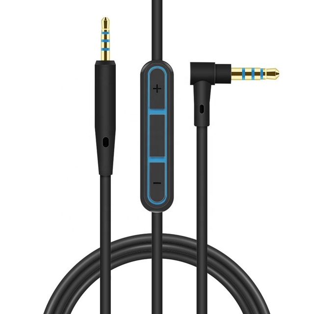 2.5mm to 3.5mm Audio Cable for Bose QC25 35/OE 2/OE 2i/AE2Quiet Comfort Headphone Cable With Microphone Cable for Iphone Android