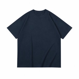 Custom 260G Heavyweight 100% Cotton T Shirt OEM ODM Oversized Unisex Crew Neck Blank Short Sleeve <b>Tee</b> with Logo - Product Image 6