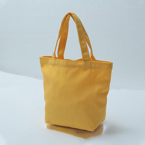 Bolsa de Compras, Regalo, Almuerzo, Bento, Reciclada, Plegable, de Lona con Botones, Mini Bolsa de Algodón de Colores para Mujer - Product Image 5