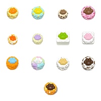 Katzenpfoten-Marshmallow-Squishy-Silikon-Spielzeug-Set – Zuckerwatte-Kuchen-Stressabbau-Kawaii-Geschenk