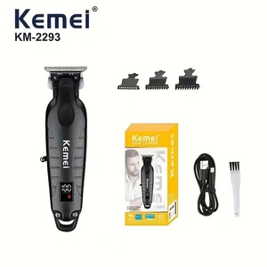Máquina Cortadora de Pelo <span class=keywords><strong>KEMEI</strong></span> de Nuevo Diseño, Mejor Marca Km-2293, Carga Rápida, Cuchillas para Barbería - Product Image 2