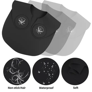 La Mejor Capa de Barbero Nuevo Producto Protector de Cuello de Silicona Capa para Corte de Pelo <span class=keywords><strong>Collar</strong></span> de Silicona para Corte de Cabello Usado para Permanente y Tinte de Cabello - Product Image 2