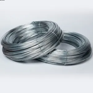 Tel örgü için sıcak daldırma galvanizli çelik tel Q195 Q235 Q345 yüksek kalite galvanizli çelik tel