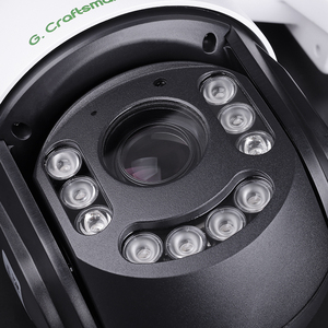 Cámara <span class=keywords><strong>PTZ</strong></span> POE <span class=keywords><strong>IP</strong></span> 4K 8MP 20X Zoom, cámara domo de velocidad para exteriores, seguimiento automático, a todo Color visión nocturna, audio bidireccional, 1/2/2" - Product Image 3