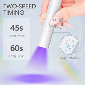 Sèche-ongles portable mini UV LED rechargeable pour séchage rapide du vernis gel, cadeau pour les ongles, utilisation à domicile et en voyage - Product Image 3