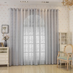 Rideaux Transparents Jacquard Blancs à Motifs de Branches, Design Européen Moderne, Rideaux Décoratifs pour Salon - Product Image 6