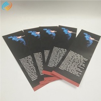 Prix abordable, carnet de cartes de remerciement personnalisées imprimées offset sur papier avec estampage à chaud