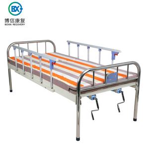 <span class=keywords><strong>Lit</strong></span> d'hôpital manuel à deux fonctions, 2 manivelles, sans roulettes - Product Image 4