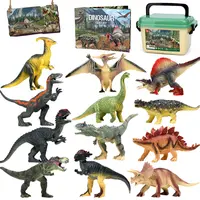 Groothandel Jurassic Dinosaurussen Speelgoed Kinderen Plastic Speelgoed Dieren Wereld Realistische Model Dinosaurus Cijfers Set