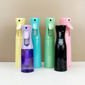 Factory Wholesale Cosmetic PET Plastic Spray <b>Bottle</b> Silk Screen Custom Colors 200ml 300ml 500ml Fine <b>Mist</b> Spray Plastic <b>Bottle</b> - Product Image 1