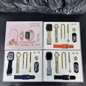 2024 nuevo regalo para mujeres relojes de cuarzo A59 Plus Suit reloj inteligente 8 en 1 PANTALLA TÁCTIL Fitness Tracker señoras reloj inteligente - Product Image 4