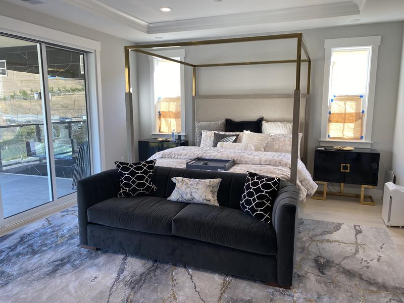 comfortable bed sets king/queen size luxury bedroom furniture nordic style popular design